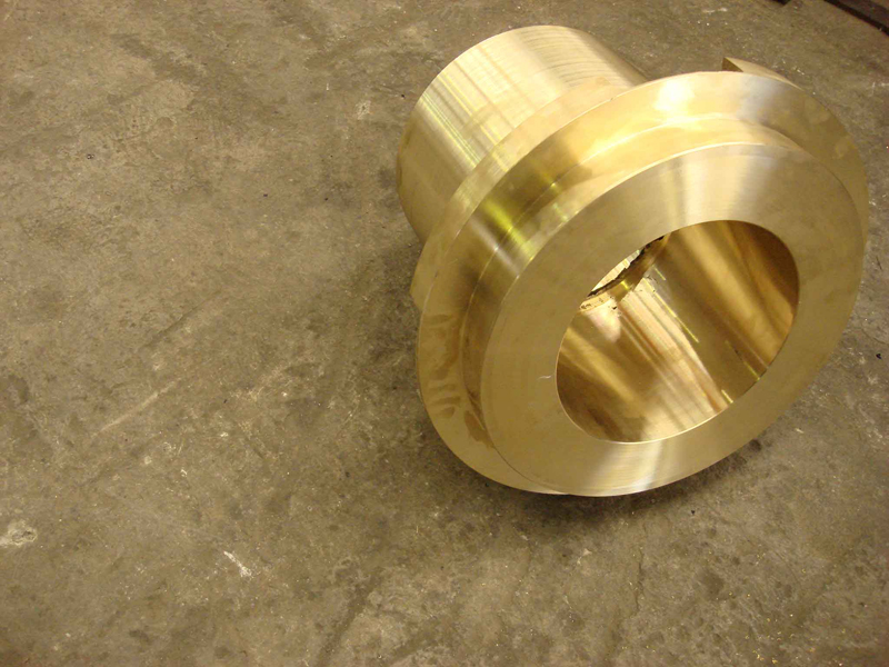 Piezas de cobre y bronce